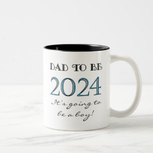 2024 Pappa till Boy New Pappa Mugg