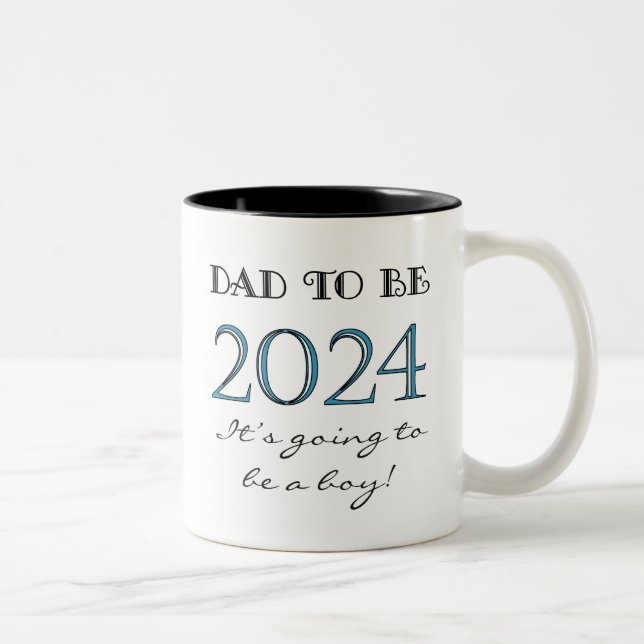 2024 Pappa till Boy New Pappa Mugg (Höger)