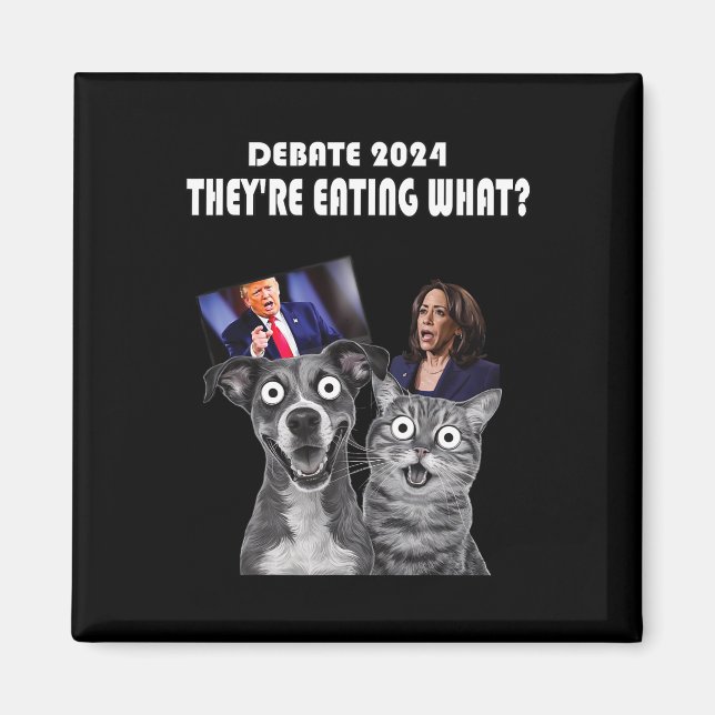 2024 Pets Hund Cat De är Ea Magnet (Framsidan)