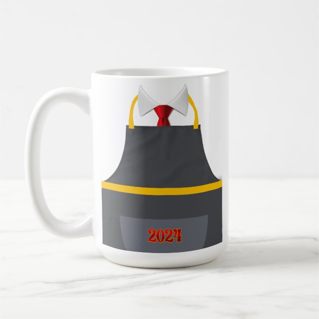 2024 Presidentkandidat Restaurant Attire Kaffemugg (Vänster)