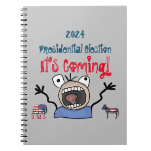 2024: Presidentval, det kommer! Anteckningsbok