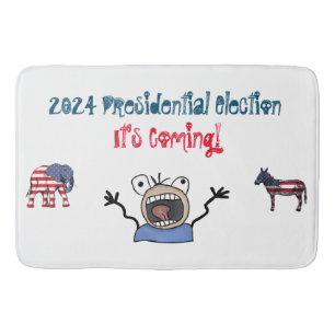 2024: Presidentval, det kommer! Badrumsmatta
