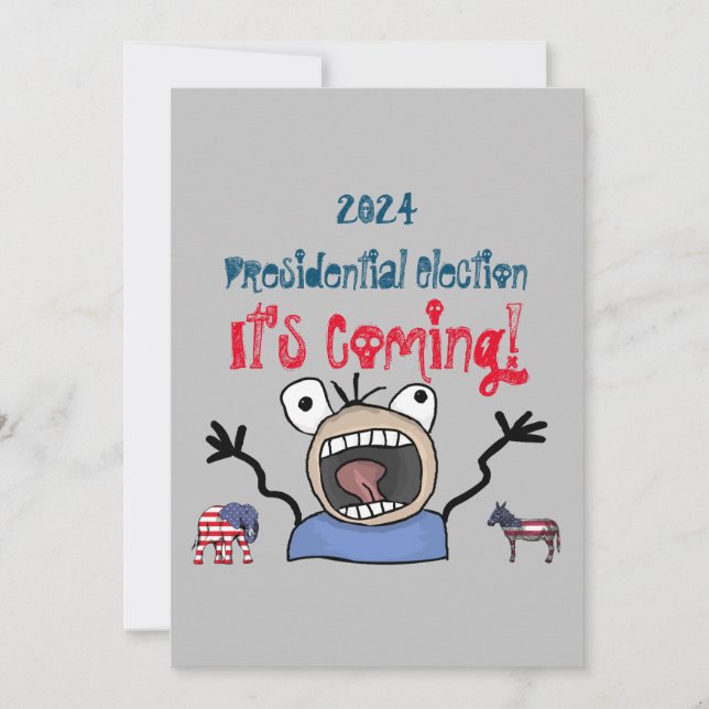 2024: Presidentval, det kommer! Inbjudningar (Framsida)