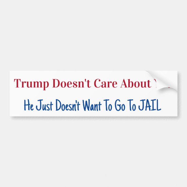2024 Presidentvalet Bumper Sticker Bildekal (Framsidan)