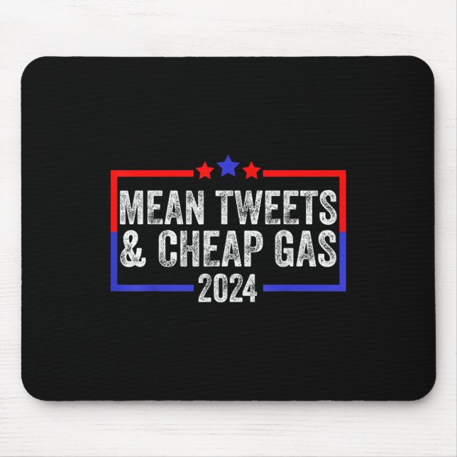 2024 Pro Trump för elak-tweets och Billigt-gas Musmatta (Framsidan)