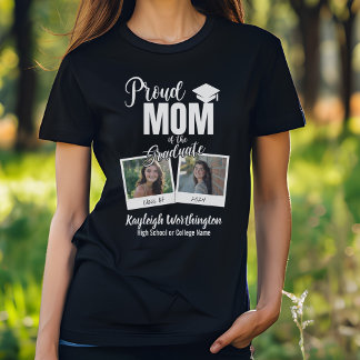 2024 Proud Mamma i Student Anpassningsbar Foto T Shirt