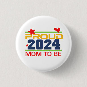 2024 Proud Mamma till Nyckelring Knapp