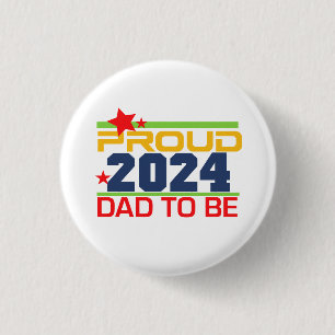 2024 Proud Pappa till Nyckelring Knapp