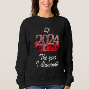 2024 Pub Mitzvah citat Festive Black Decor T Shirt