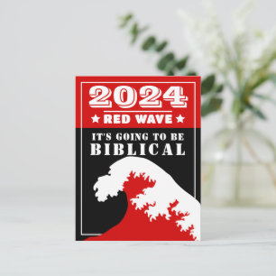 2024 RÖDA VÅG Det kommer att bli BIBLISKT Vykort