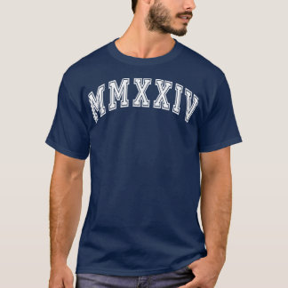 2024 Roman Numerals Class of 2024 TShirt T Shirt