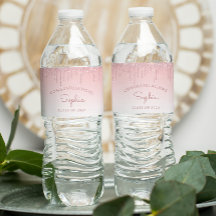 2024 Rosa Glitter Drip Studentfest