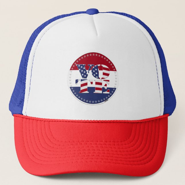 2024 RÖSTA USA Flagga Keps (Framsida)