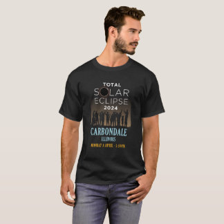 2024 sammanlagd sol- förmörkelse - Carbondale, T-shirt