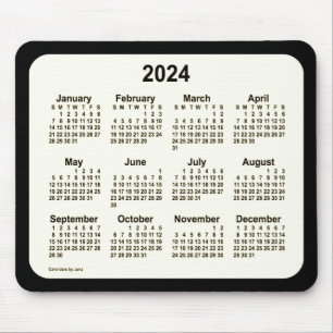 2024 Sepia om den svarta kalendern av Janz Two Ton Musmatta