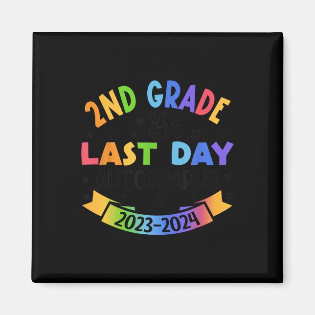 2024 Skolans sista dag, andra Klass-gradua Magnet (Framsidan)