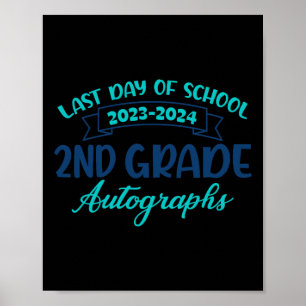 2024 Skolans sista dag, andra Klass-gradua Poster