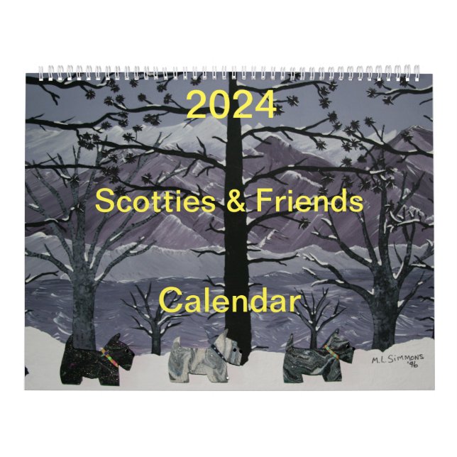 2024 Skotska och vänner Kalender (Omslag)