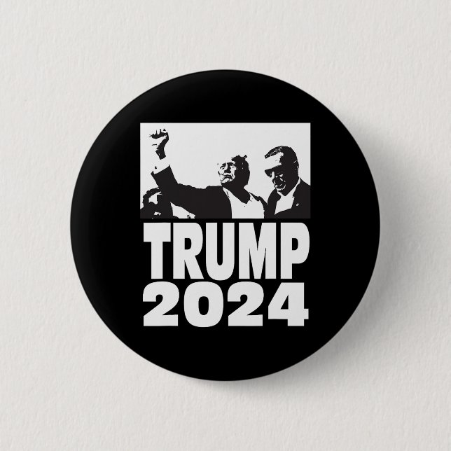 2024 Skottsäker Teflon Don Rally Skjutande Knutna  Knapp (Framsida)