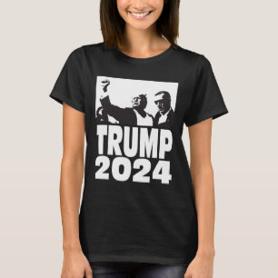 2024 Skottsäker Teflon Don Rally Skjutande Knutna T Shirt