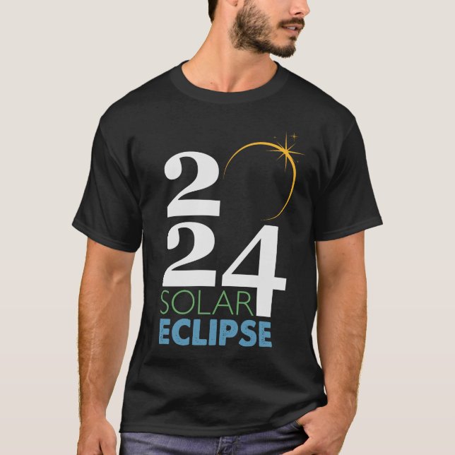 2024 Solar Eclipse T-shirt (Framsida)