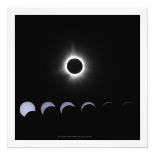 2024 Solära Eclipse Fototryck