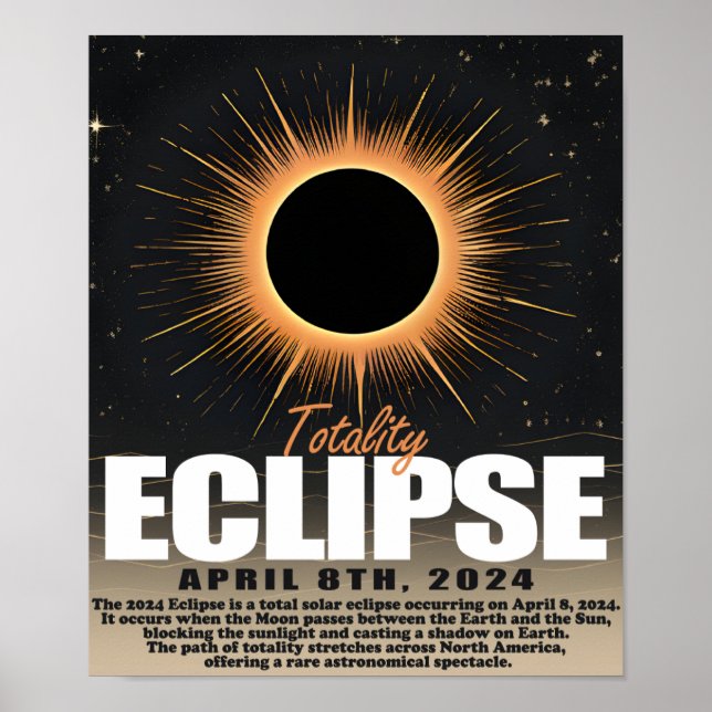 2024 Solära Eclipse Poster (Framsidan)