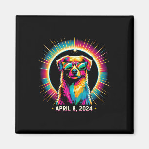 2024 Solärt Eclipse Hund med solfångarglas Magnet