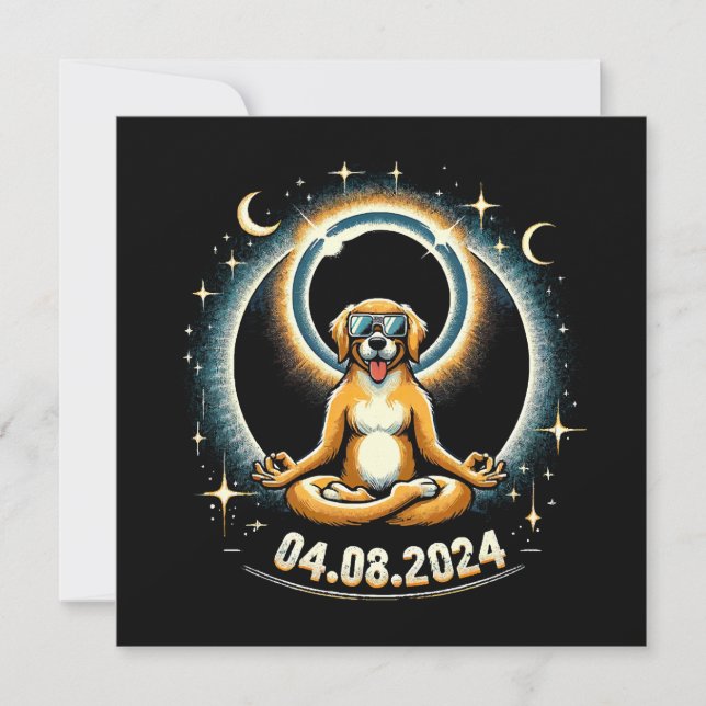 2024 Solförmörkelse Hund (Framsida)
