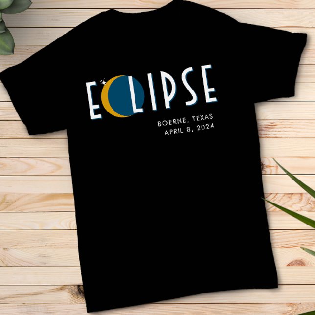 2024 Solförmörkelse T Shirt (Solar eclipse t-shirt)