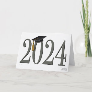 2024-Studentmössans enkla moderna Student Kort