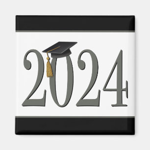 2024-Studentmössans enkla moderna Trendig Magnet