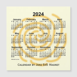 2024 - Sunny Days-kalender från Janz 5x5 Magnet