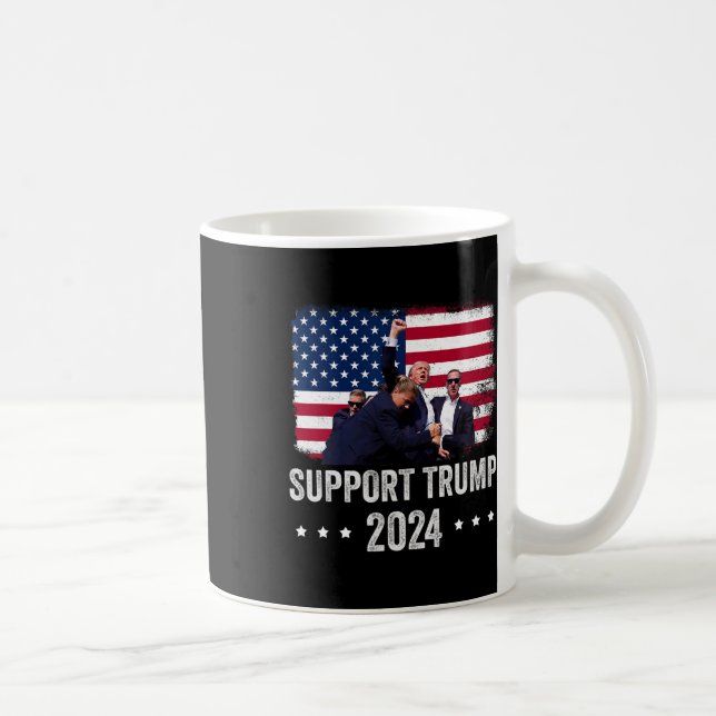 2024 - Support Trump - Pray for America Kaffemugg (Höger)