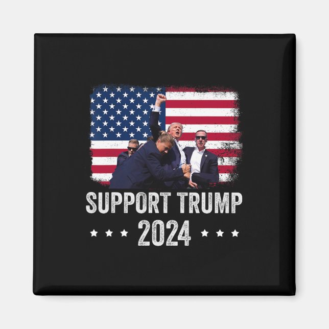 2024 - Support Trump - Pray for America Magnet (Framsidan)
