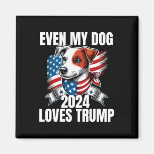 2024 Terrier Hund, till och med min Hund-trump Magnet