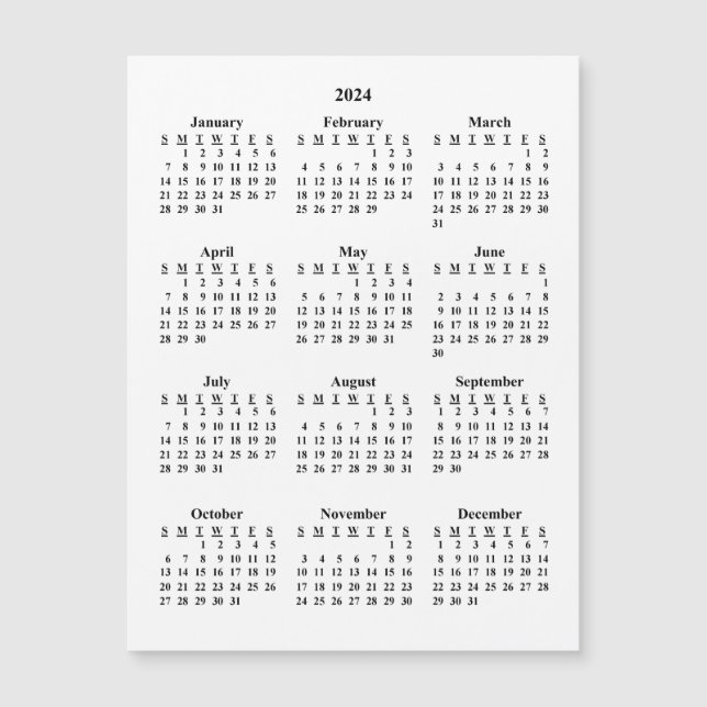 2024 tom kalender (Framsida)