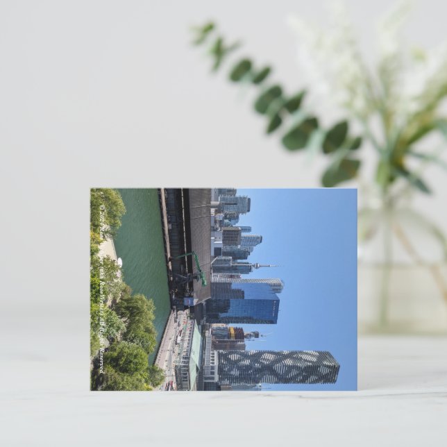 2024 Toronto Waterfront Postcard by RoseWrites Vykort (Stående Fram)