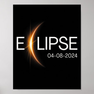 2024 Totality Eclipse Solar 2024 Poster
