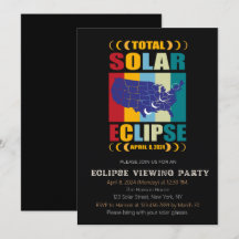 2024 Totalt antal inbjudningar till Solar Eclipse-