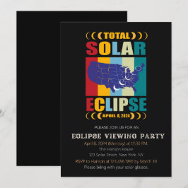 2024 Totalt antal inbjudningar till Solar Eclipse-