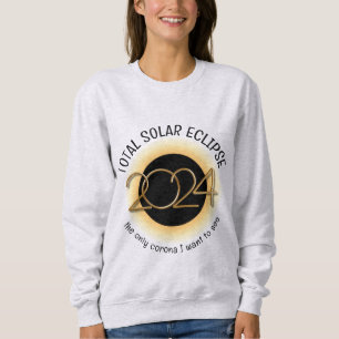 2024 TOTALT SOLAR ECLIPSE i början av Gud T Shirt