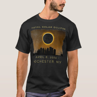 2024 Totalt Solar Eclipse i Rochester New Y T Shirt