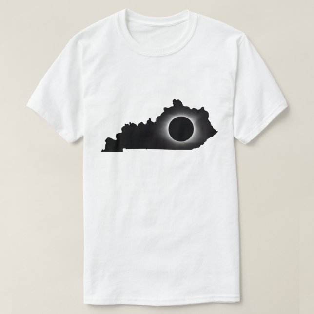 2024 Totalt Solar Eclipse Kentucky T-Shirt (Design framsida)