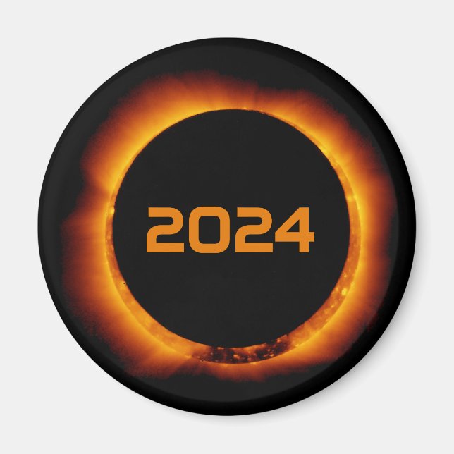 2024 Totalt solcellsangivelsedatum Himlar Magnet (Framsidan)