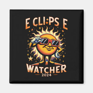 2024 Totalt Wearing Eclipse Watcher Sol Magnet