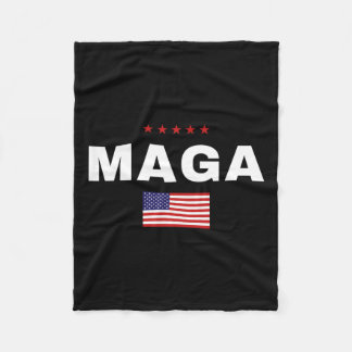 2024: Trump-stöd inför presidentvalet Amerika Fleecefilt