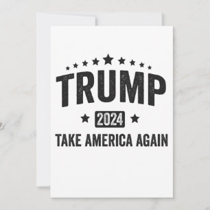 2024 Trump Ta Amerika igen Patriotic American Spara Datumet