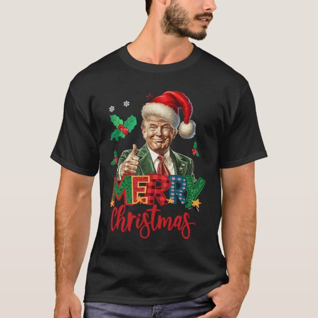 2024 Trump Winner Val God jul Funny T T Shirt (Framsida)
