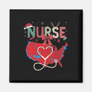 2024: Trump Winner Val Red Karta Nurse Magnet